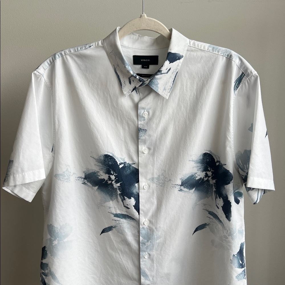 Vince Watercolour Print Shirt - Picture 2 of 10
